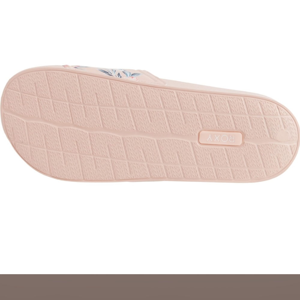 Roxy Slippy RO Floral Sport Slide Sandals (For Girls), Light Pink - Picture 12 of 12